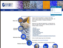 Tablet Screenshot of gophindesiccant.com